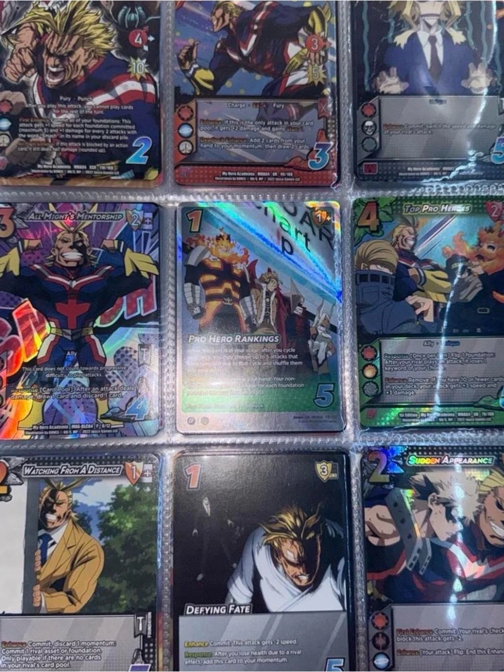 Anime Trading Card Game Booster - Mixed Characters (Purple, Multicolor)